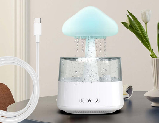 Relaxation and Sleep Enhancement The Mushroom Rain Humidifier